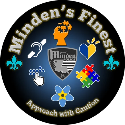 Minden’s Finest emblem: Approach with Caution